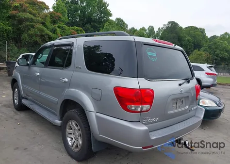 2005 Toyota Sequoia Sr5 V8 from USA, damaged, VIN 5TDBT44A95S239271